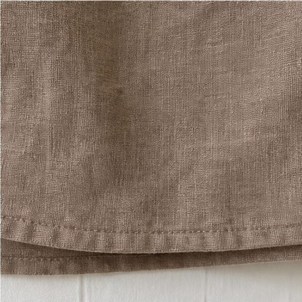 Taupe Ruffle Blouse - Picture 6 of 6